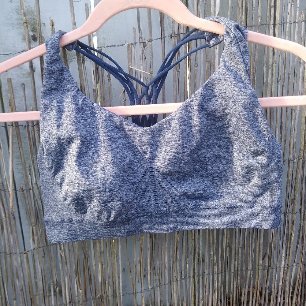 Morera Seamless Activewear - Sports Bra - Blue - Women's - L - See Measurements